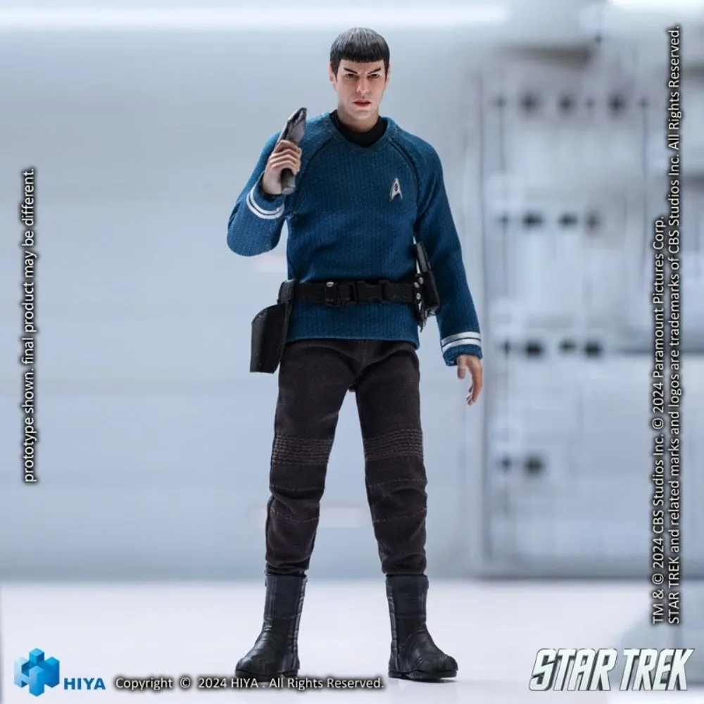 HiPlay HIYA Full Set: Star Trek2009,Spock,Science Fiction Style ,1:12 Scale Miniature Action Figurine