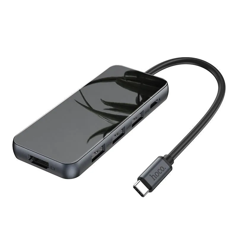 hoco. Type-C hub “HB15 Easy show” USB3.0*3   HDMI   PD