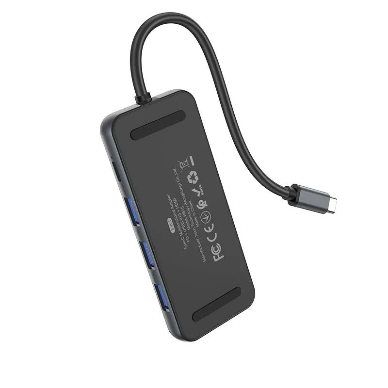 hoco. Type-C hub “HB15 Easy show” USB3.0*3   HDMI   PD