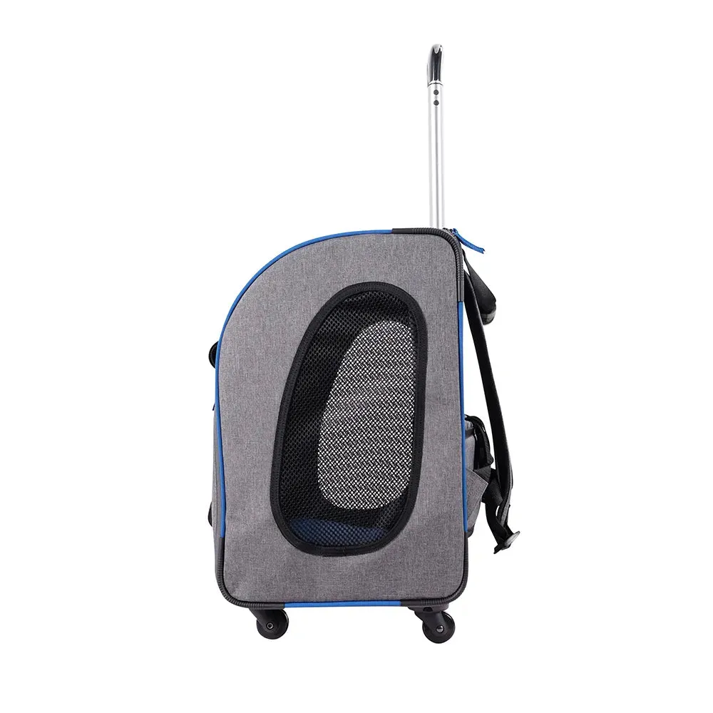 Ibiyaya Liso Backpack Rolling Pet Carrier