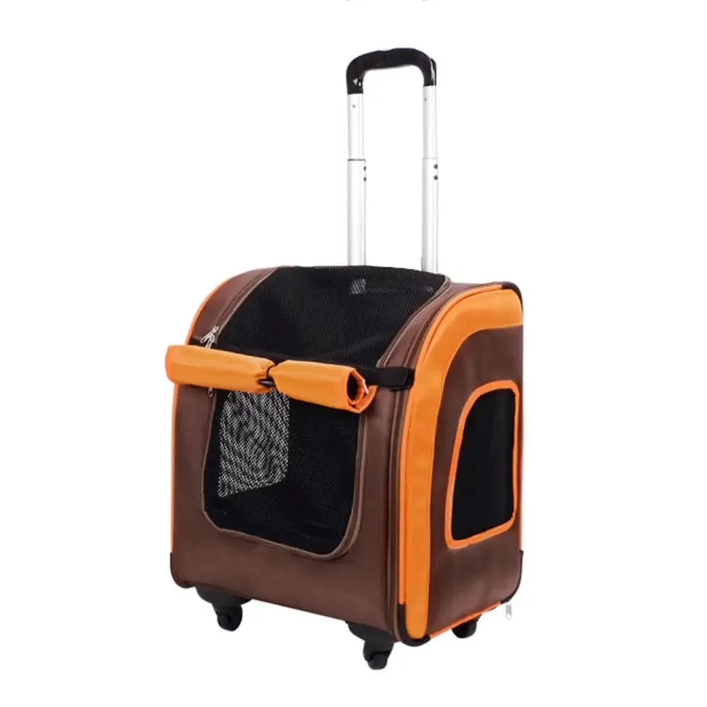 Ibiyaya Liso Backpack Rolling Pet Carrier