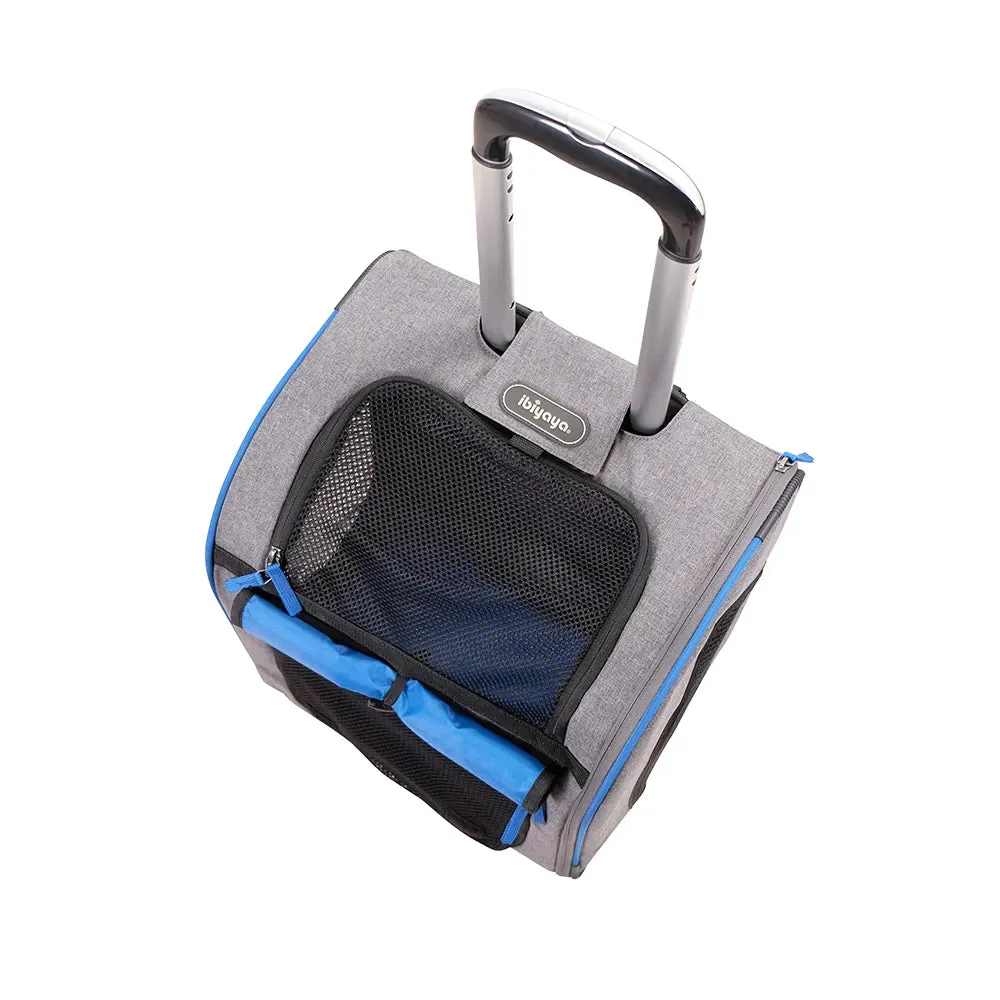 Ibiyaya Liso Backpack Rolling Pet Carrier