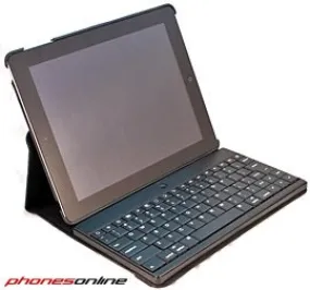 iPad 3 Leather Bluetooth Case Black