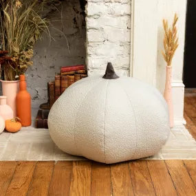 Jaxx Pumpkin Pouf - Luxurious Ottoman for Fall & Halloween Décor