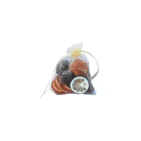 Jormaepourri Fruit Organza Gold Bag