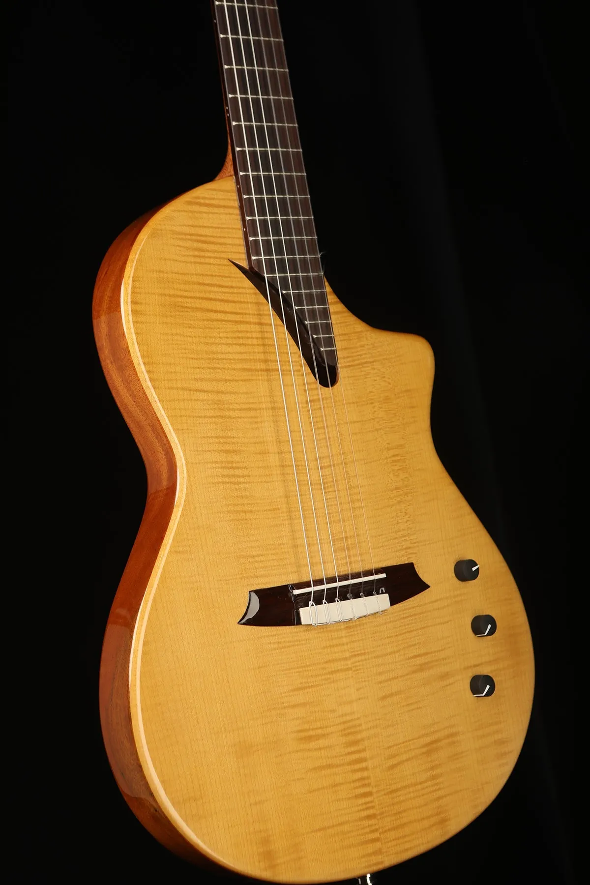 Katoh Hispania 'Natural' Crossover Thinline Hybrid Classical Electric Guitar