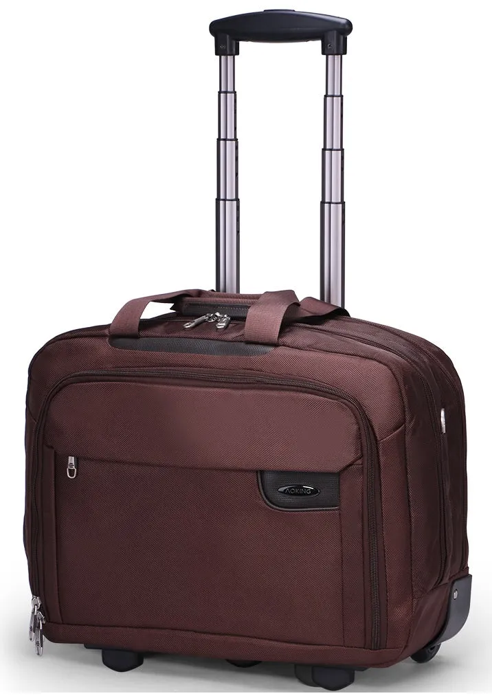 Laptop Case on Wheels (Brown)