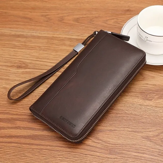 Leather RFID Blocking Phone Case & Wallet