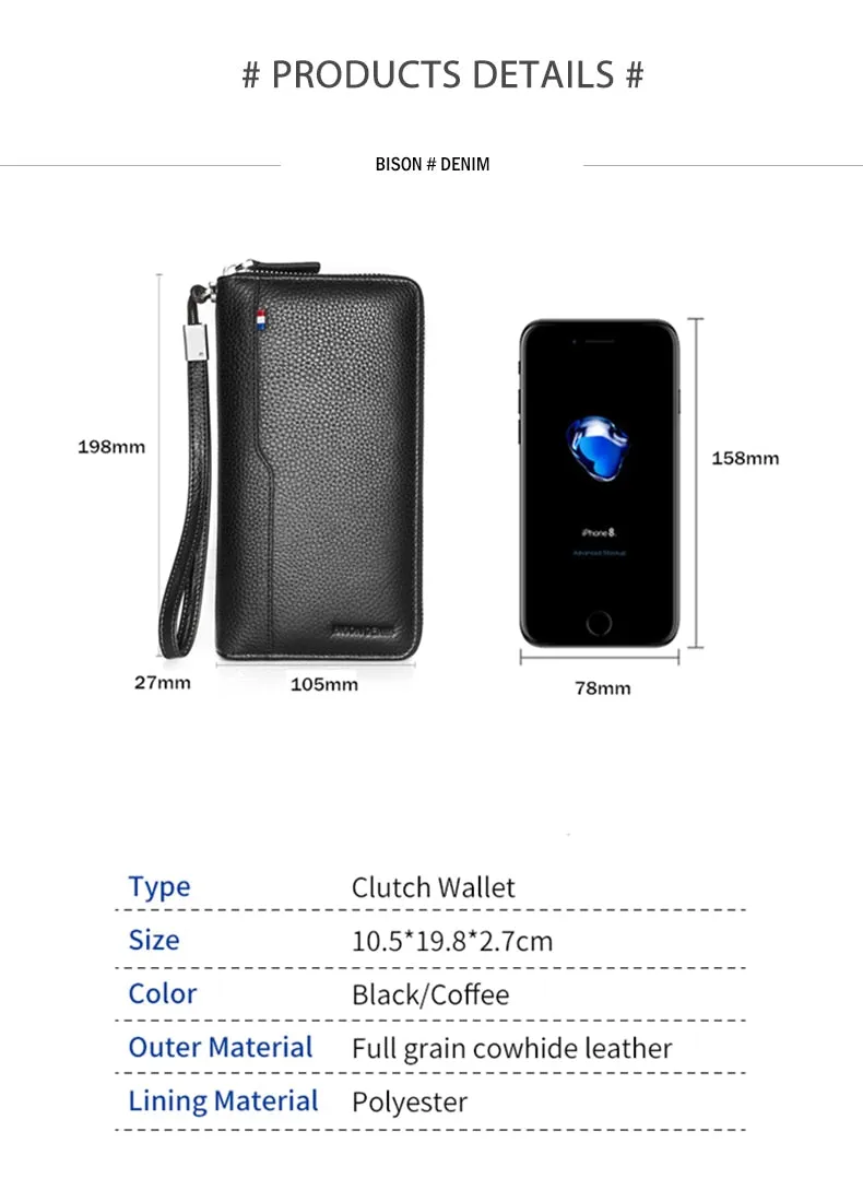 Leather RFID Blocking Phone Case & Wallet