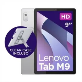 Lenovo Tab M9 TB310FU 4 64GB WiFi 9" Arctic Grey   Clear Case ITA