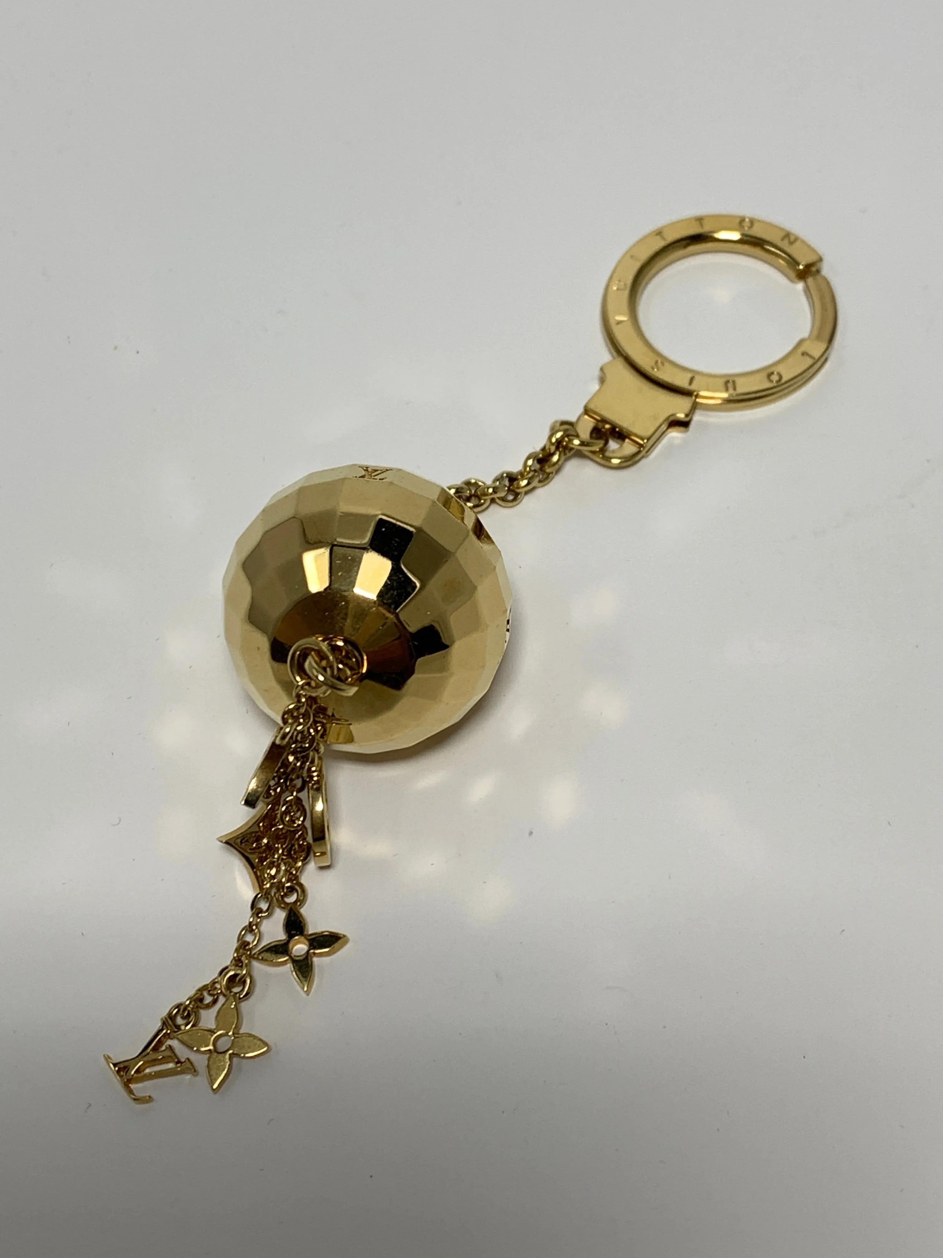 Louis Vuitton Ball and Tassel Bag Charm/Key Fob