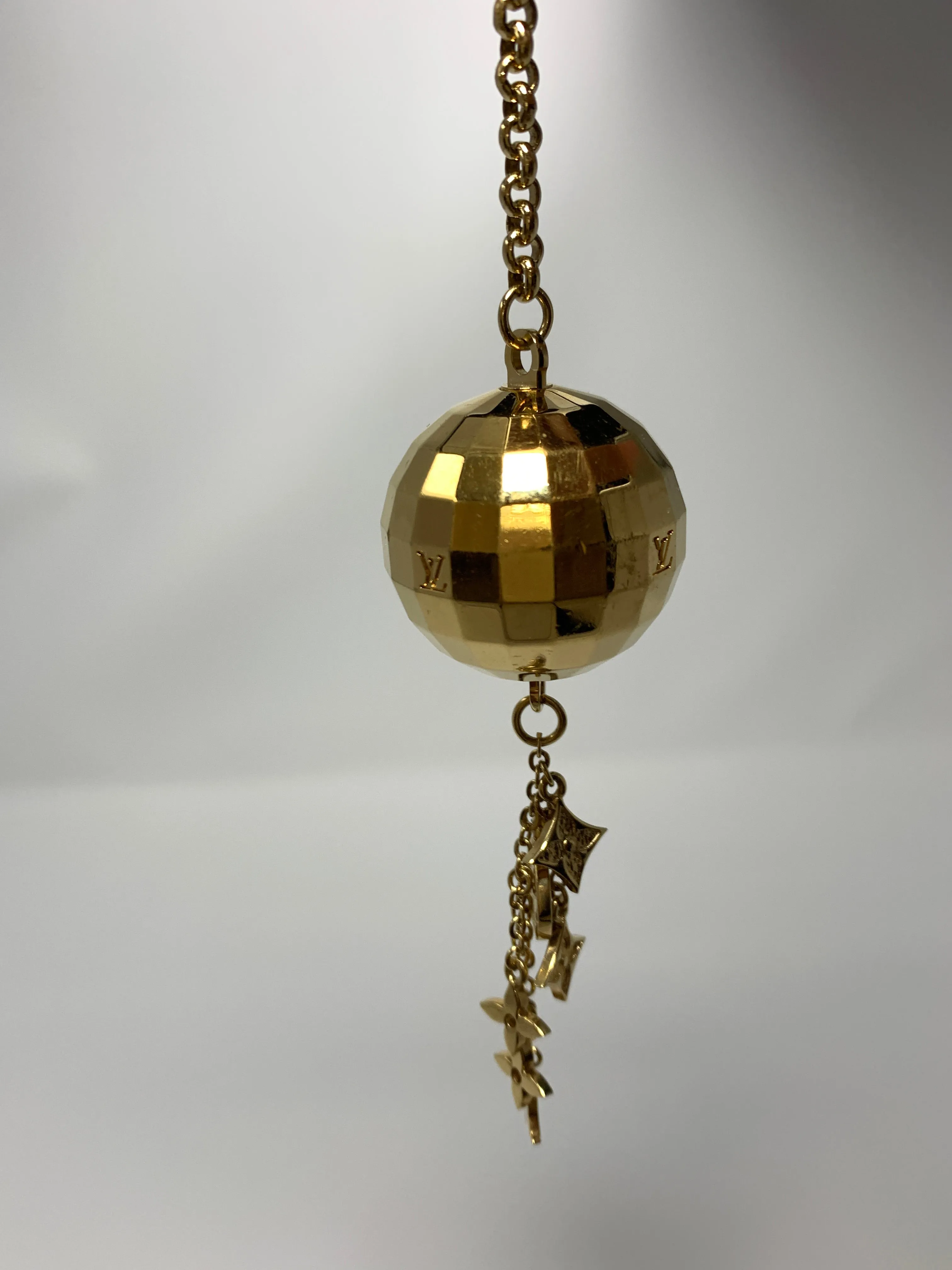 Louis Vuitton Ball and Tassel Bag Charm/Key Fob