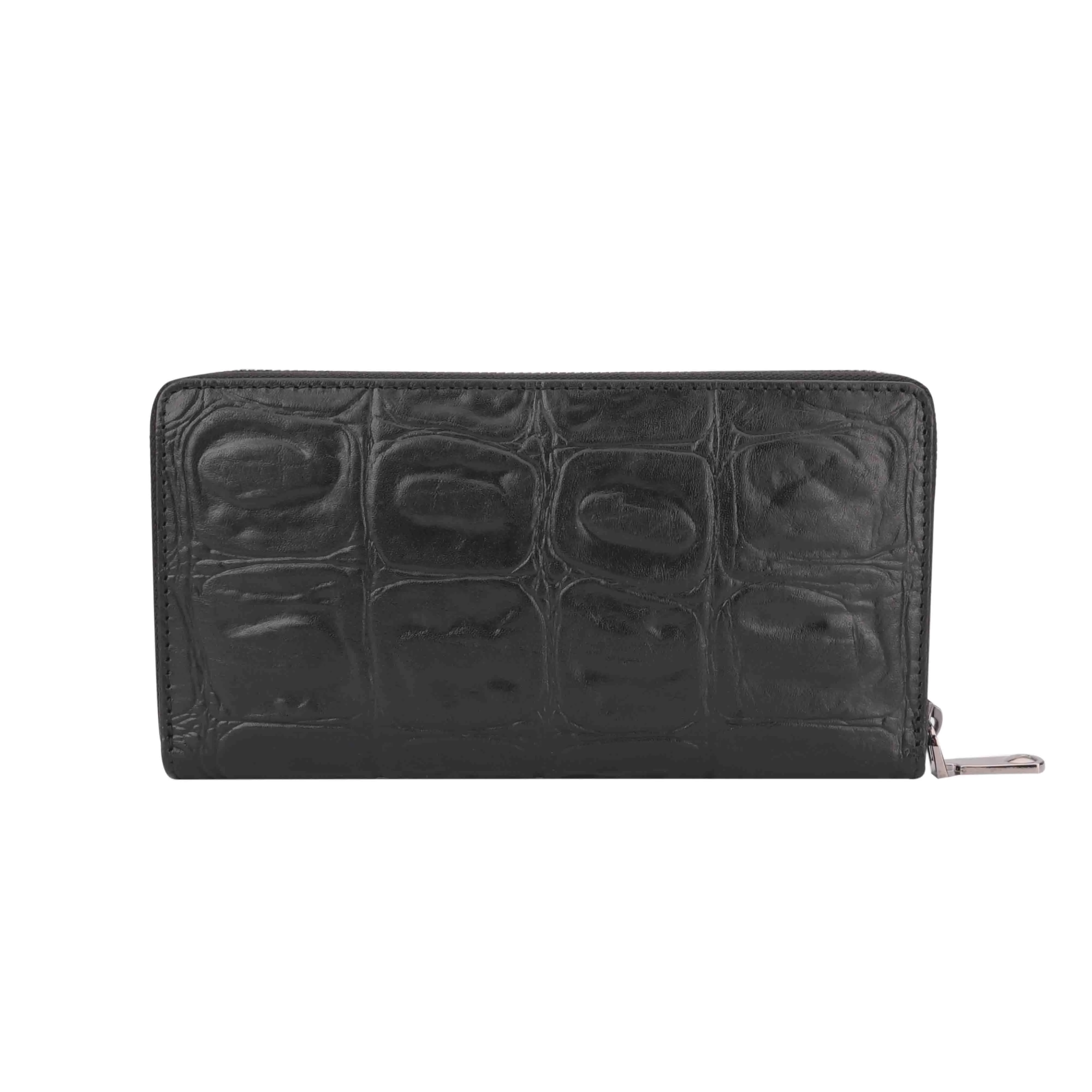 Luxury Corporate Diwali Gifts - Great Dane | Genuine Leather Couple Wallet Gift Set | Lifetime Warranty | Croco Print