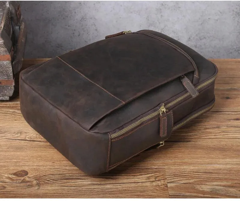 M802 Cool Backpack - Vintage Leather Bag For Men's