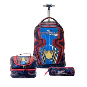 Marvel Spiderman New Adventure 20" Premium Trolley 3-in-1 Set