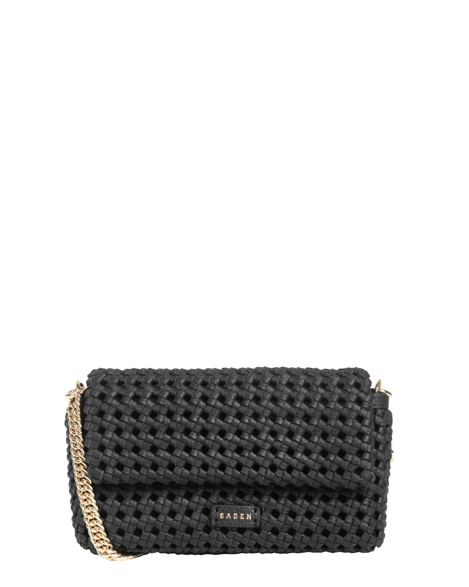 Milla Shoulder Bag | Black Fine Braid