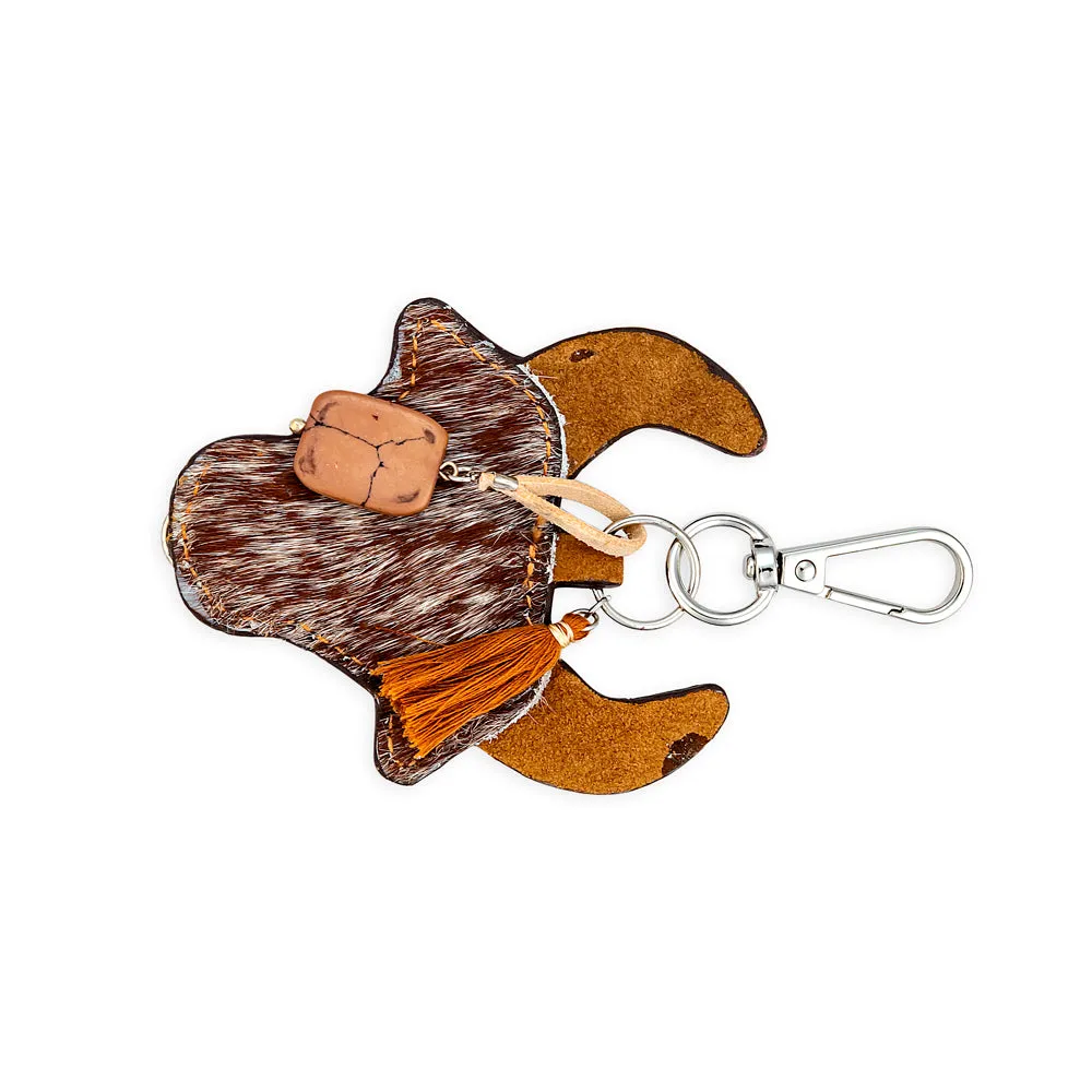 Moosehead Point Bag Charm In Brown