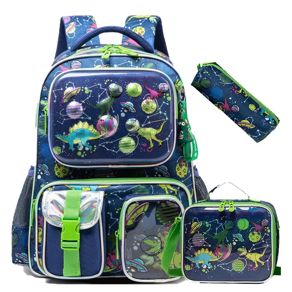 (NET) Space Cute School Backpacks Set Of 3 Pcs