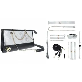 OUCH! Florence Collection - Kit with Bag - White Bondage Set with Bag - 8 Piece Kit