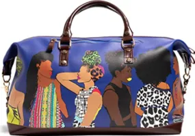 Pardon My Fro Squad Travel Bag - Blue