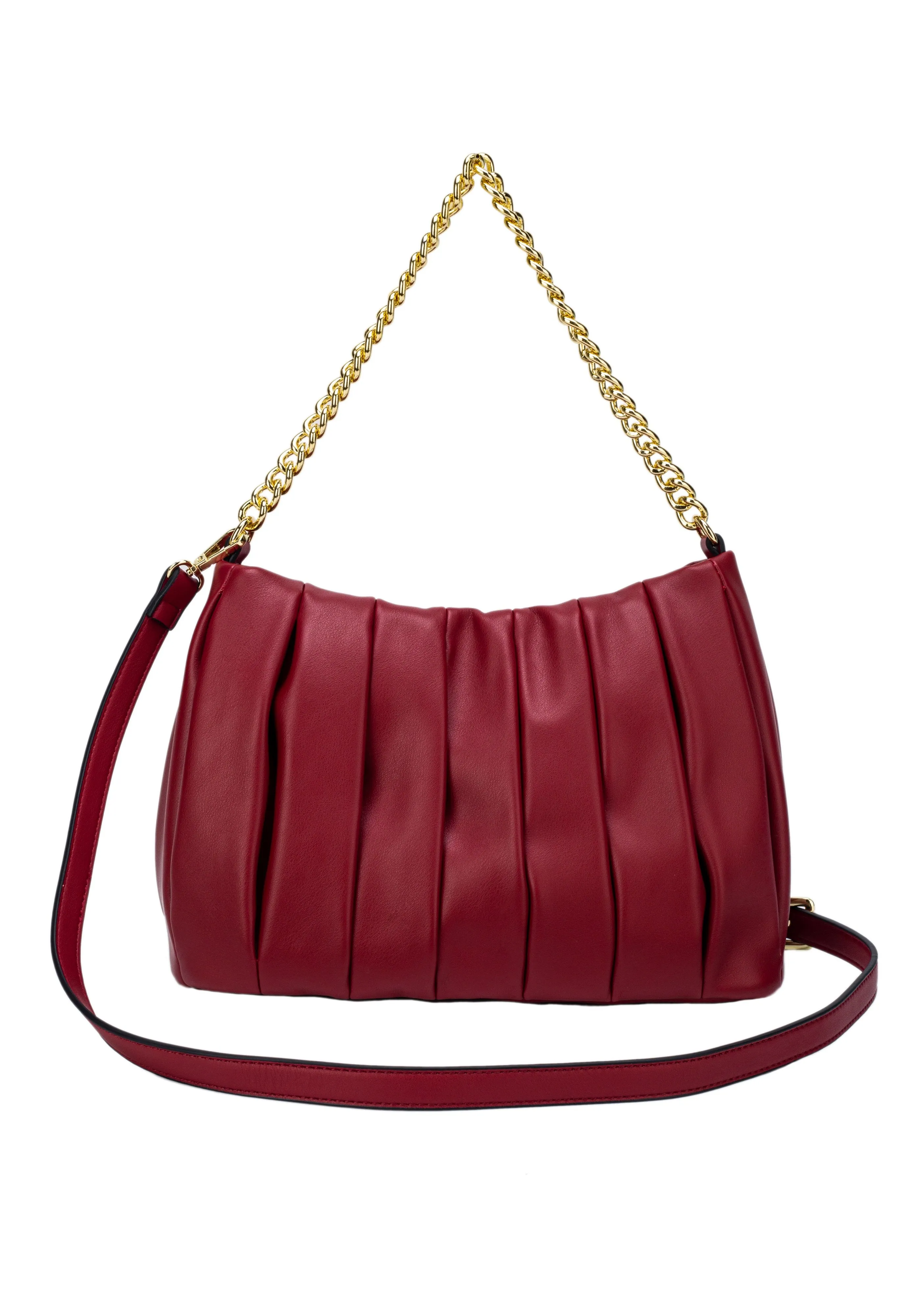 Perla Pleated Bag With Chain -1