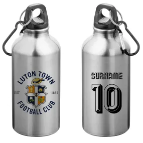 Personalised Luton Town FC Retro Water Bottle