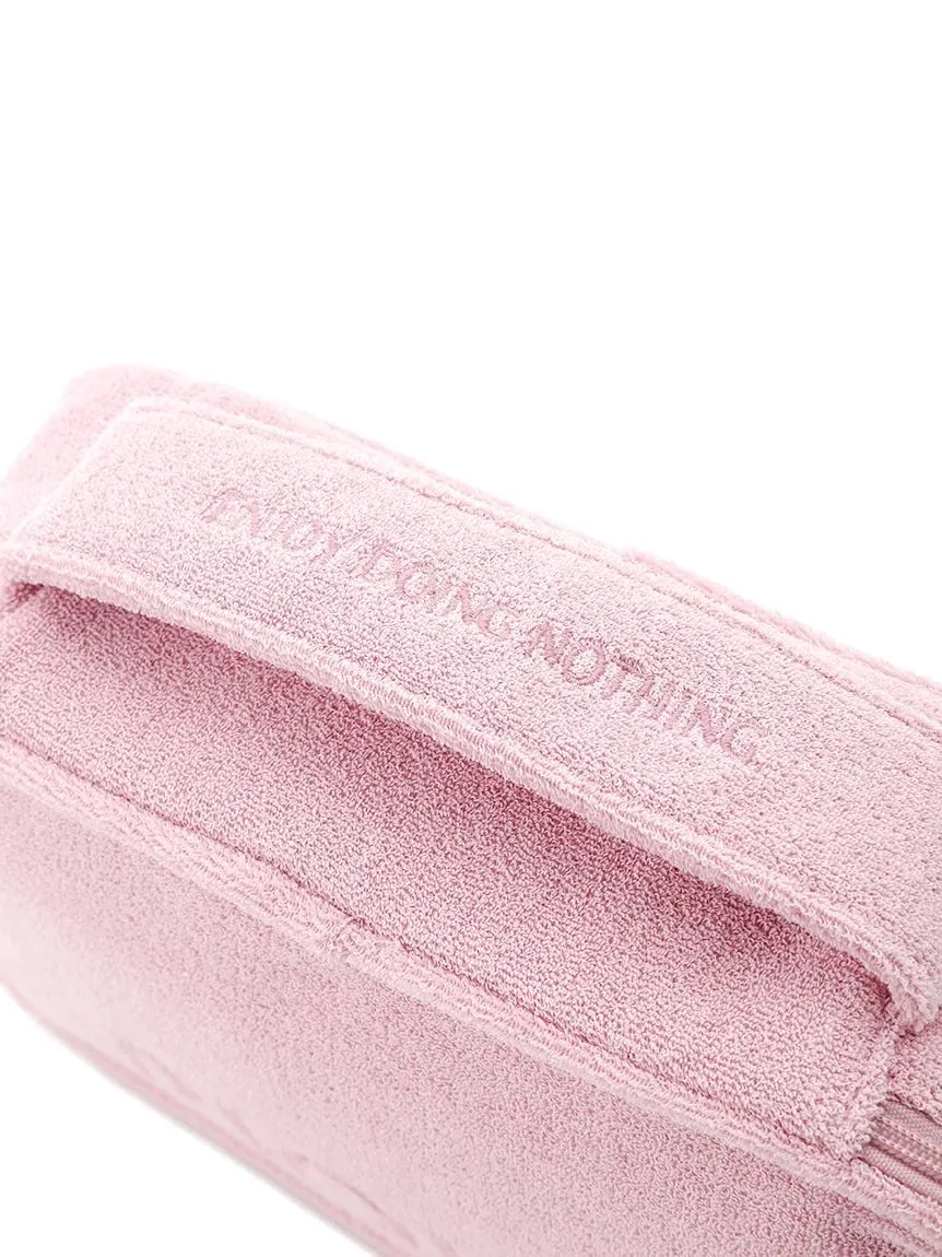 Pile Terry Cloth Cosmetic Pouch