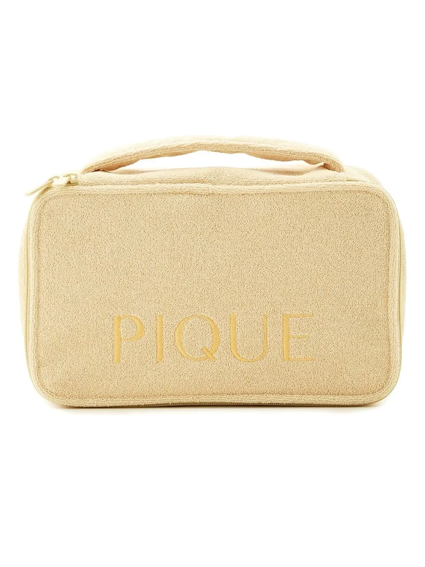 Pile Terry Cloth Cosmetic Pouch