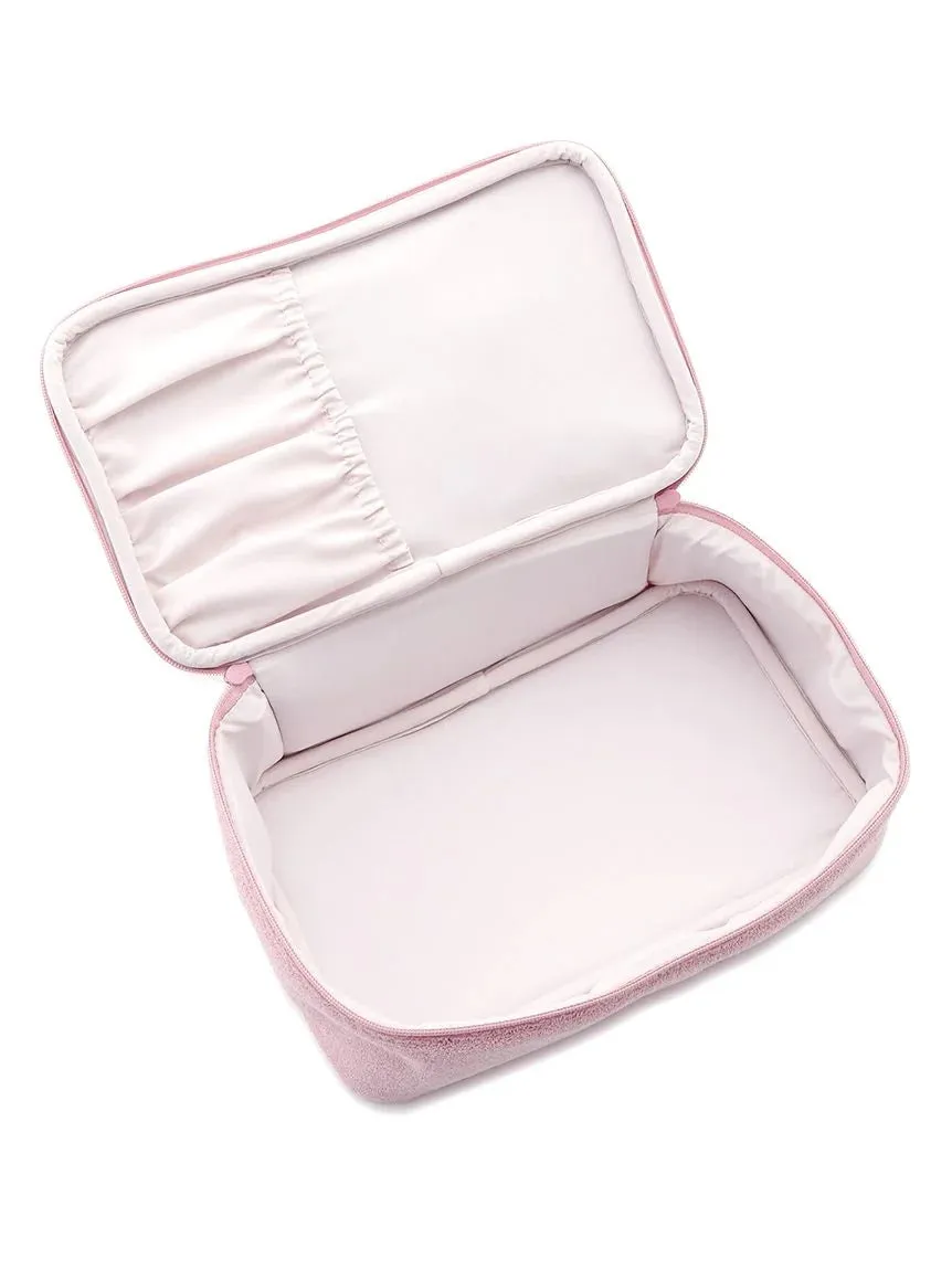 Pile Terry Cloth Cosmetic Pouch