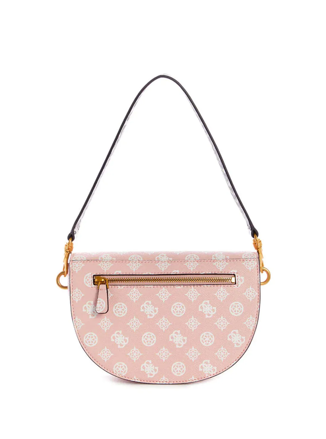 Pink Danna Logo Saddle Bag