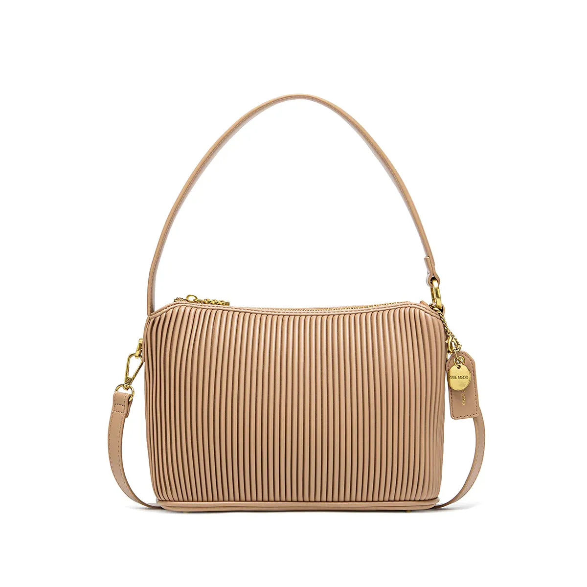 Pixie Mood Ella Recycled Vegan Shoulder Bag - Sand