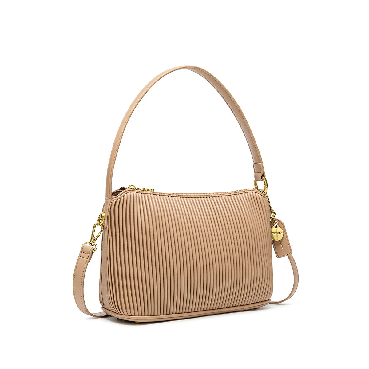 Pixie Mood Ella Recycled Vegan Shoulder Bag - Sand