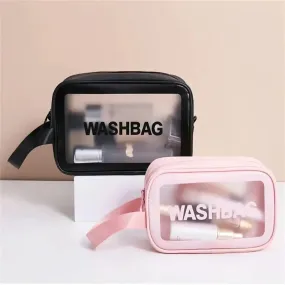 Portable Makeup Organizer Bag WASHBAG-(5738)Pink Small(SA2405-118)