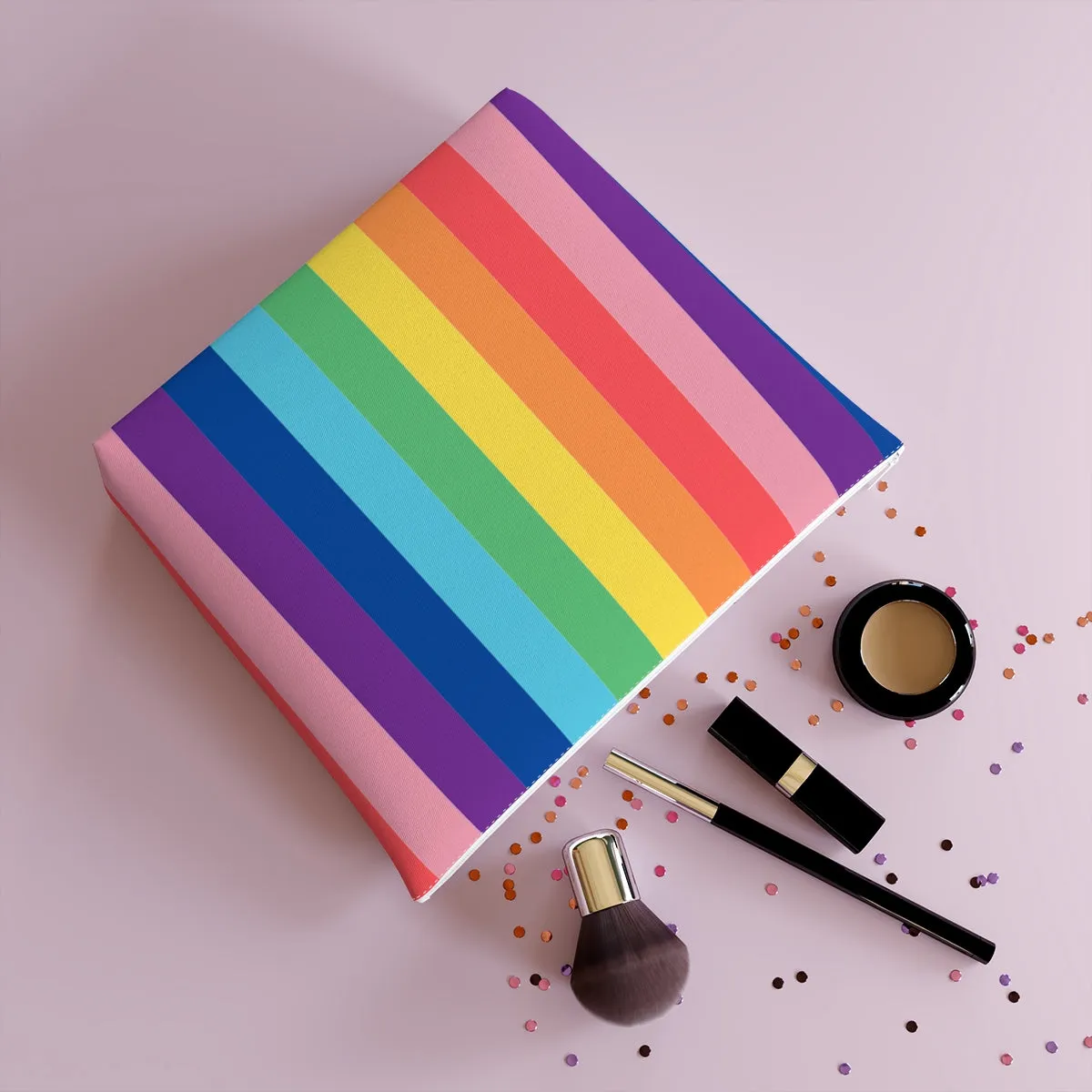 Rainbow Chunk Cosmetic Bag