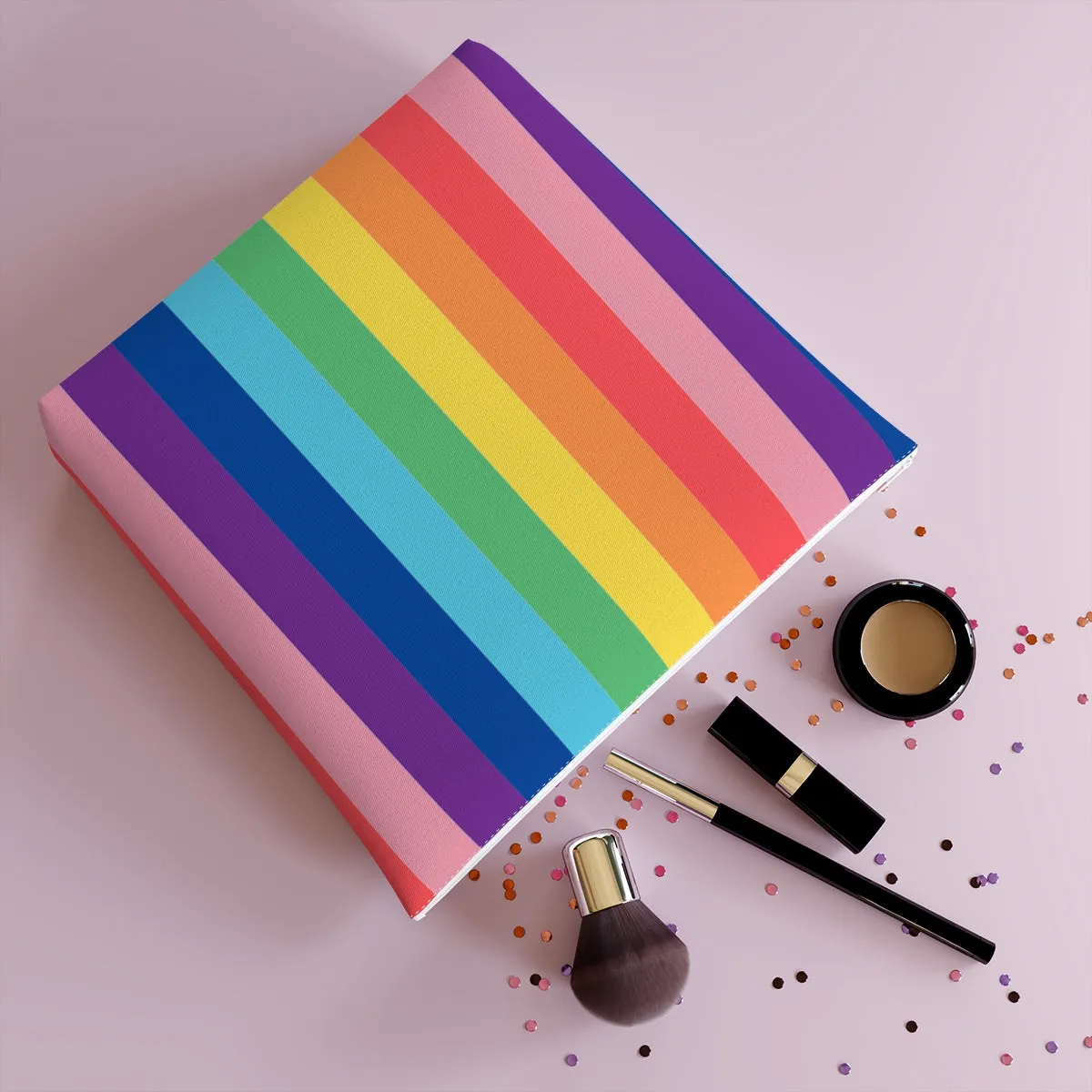 Rainbow Chunk Cosmetic Bag