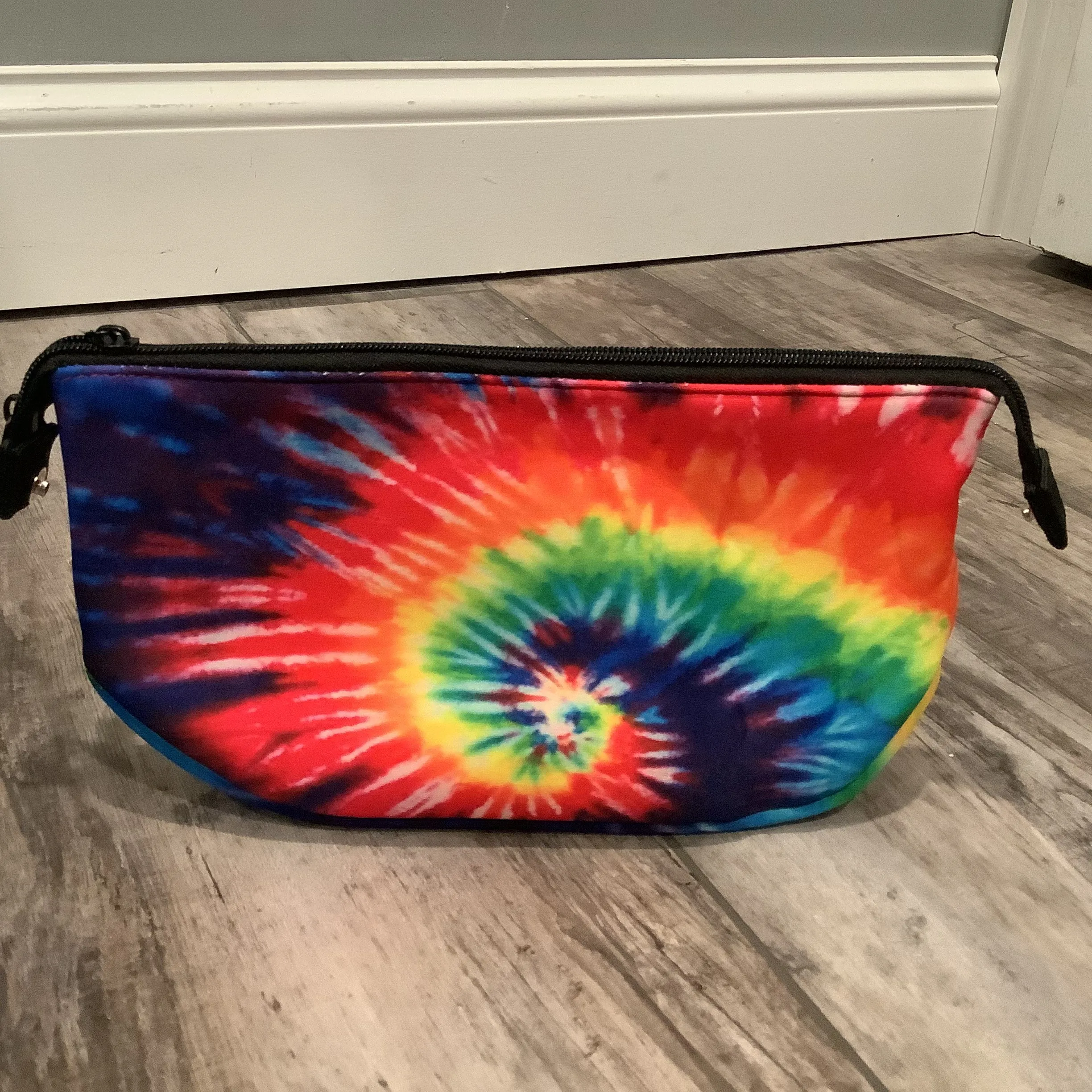 Rainbow Tiedye Neoprene Cosmetic/Wallet/Purse Neoprene Bag 🌈