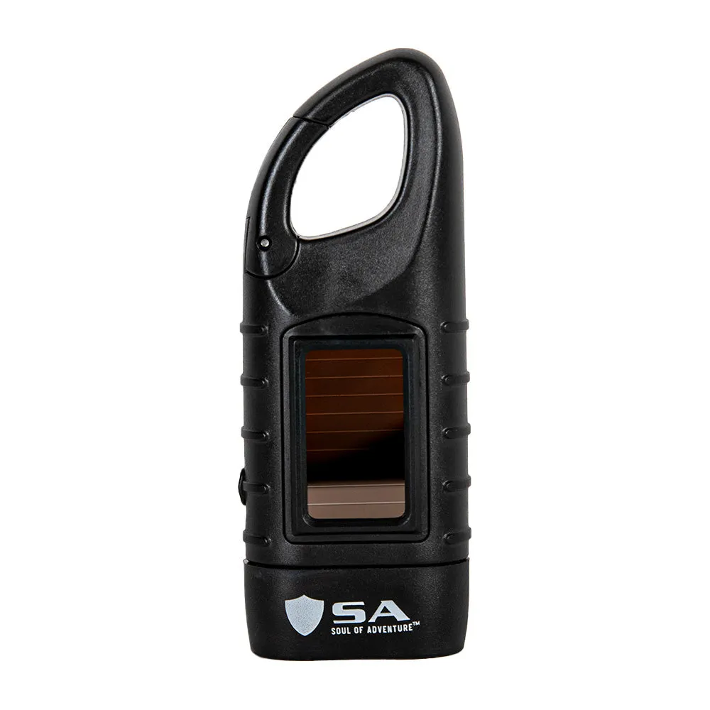 Solar Flashlight | Black