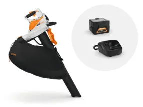 STIHL SHA 56 Blower/Vacuum - 2x AK 20   AL 101 Kit