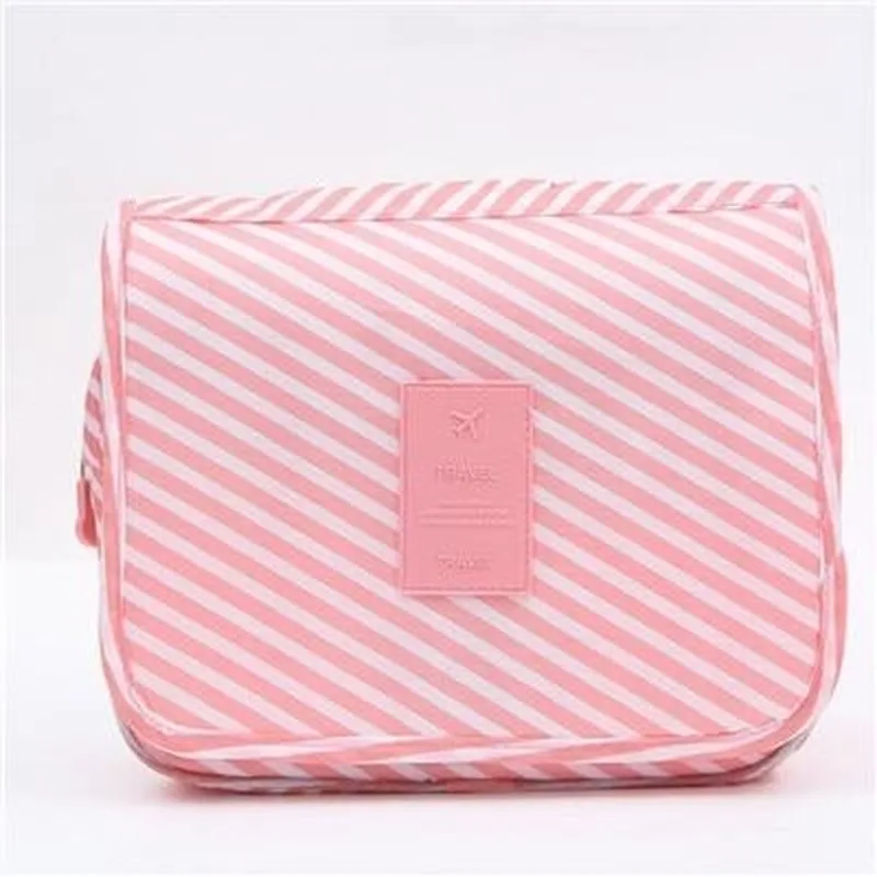 Stylish High Capacity Hanging Women's Nylon Toiletry Bag For Cosmetics