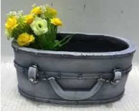 Suitcase Planters Oval