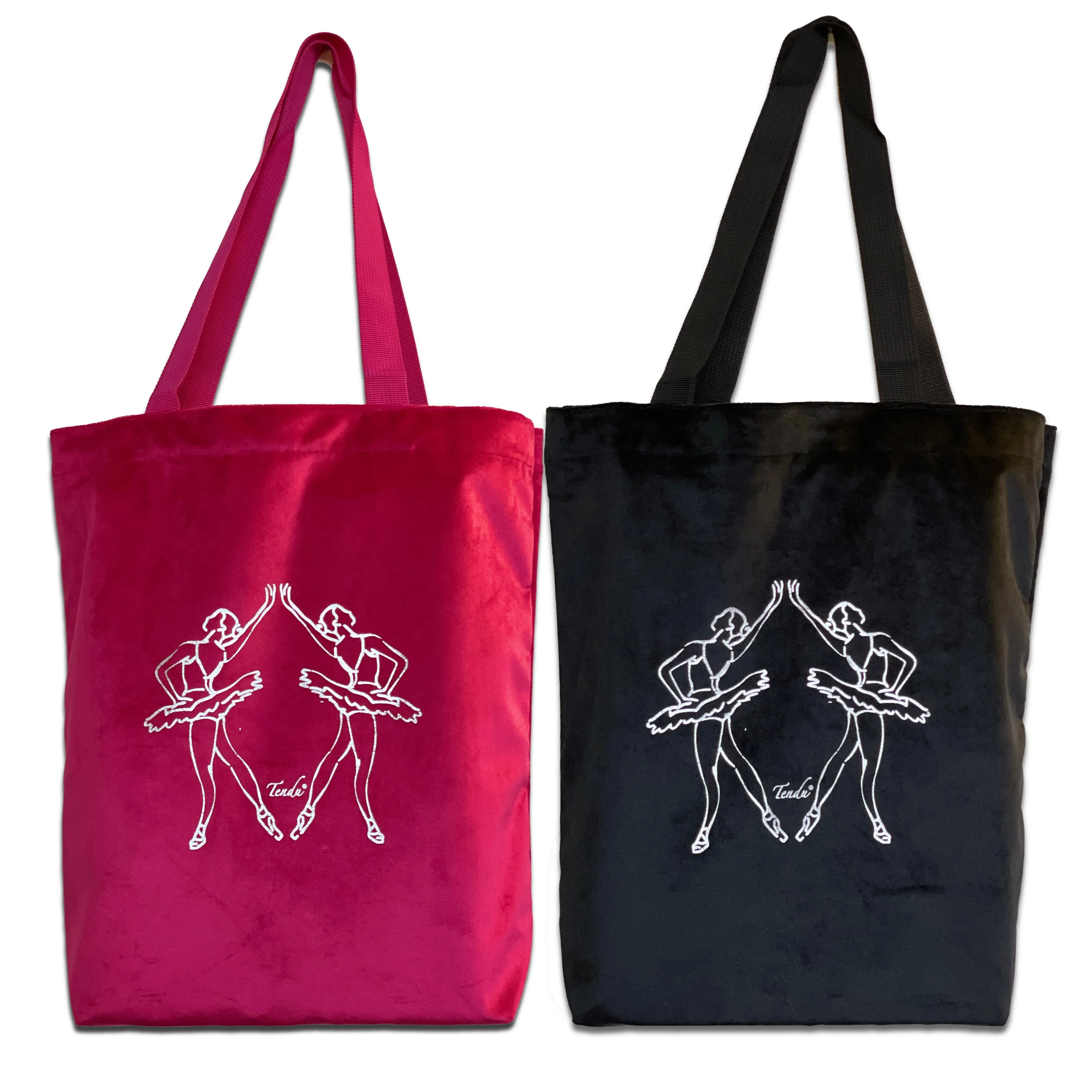 Tendu Velour Tote Bag- T1085