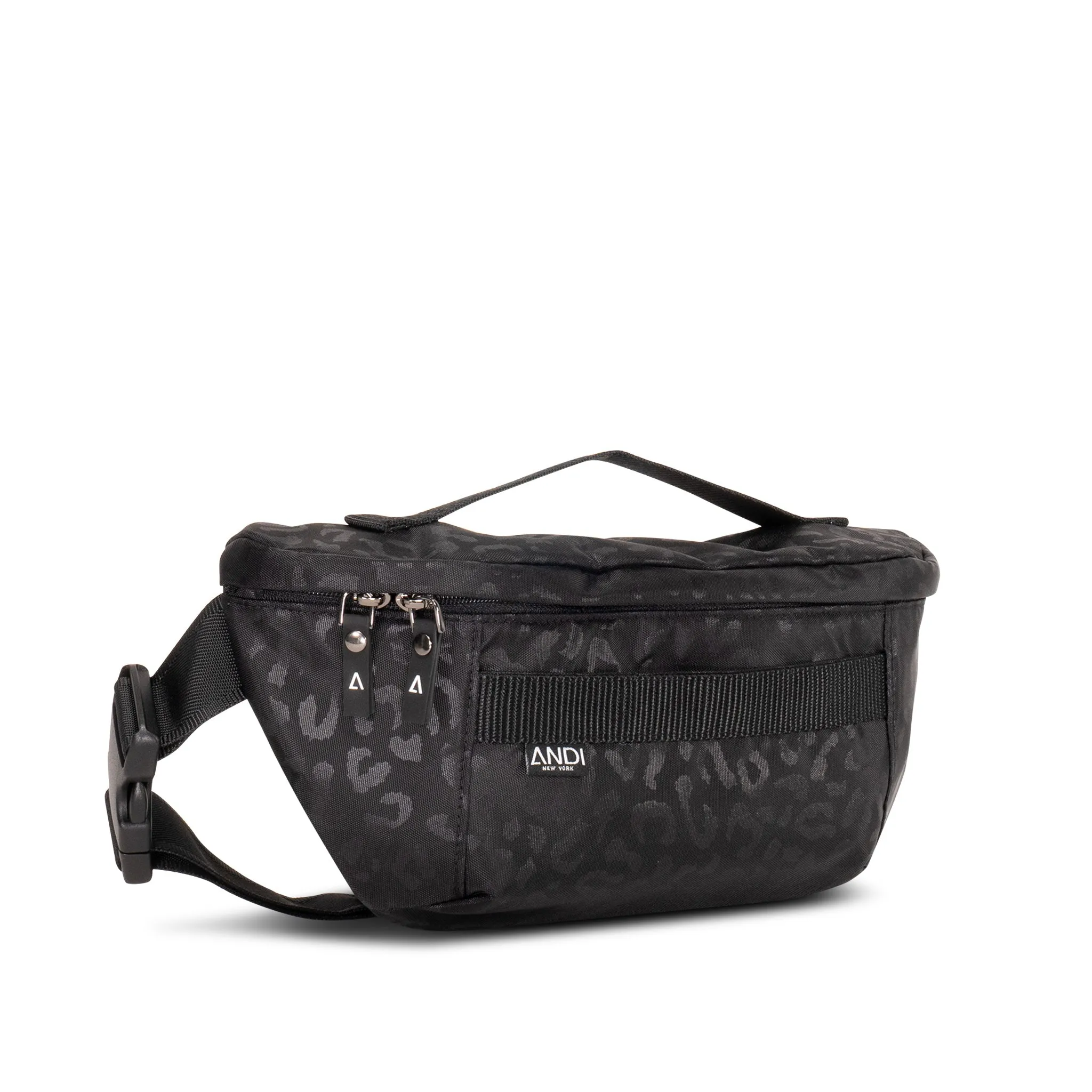 The Bum Bag - Black Leopard