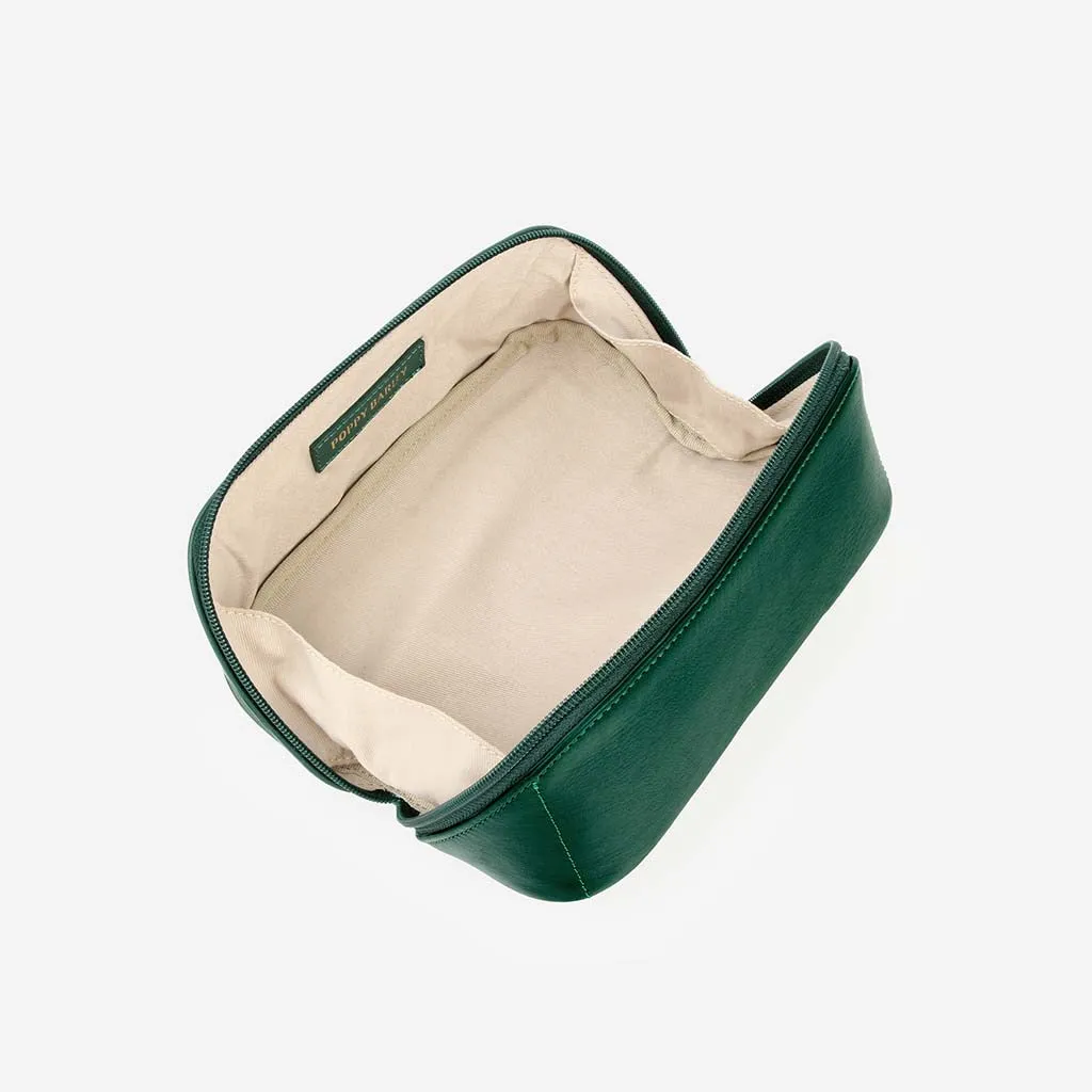 The Cosmetic Case Small Evergreen