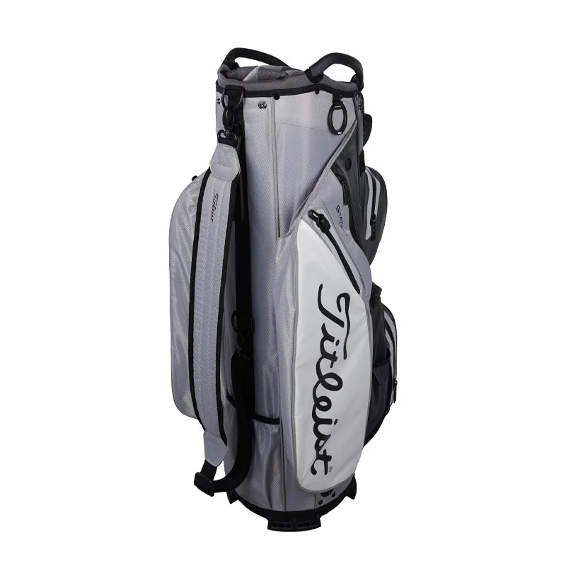 TITLEIST Cart 14 StaDry Cart Bag (Charcoal/Grey/White)