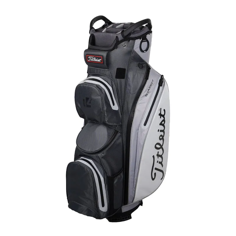 TITLEIST Cart 14 StaDry Cart Bag (Charcoal/Grey/White)