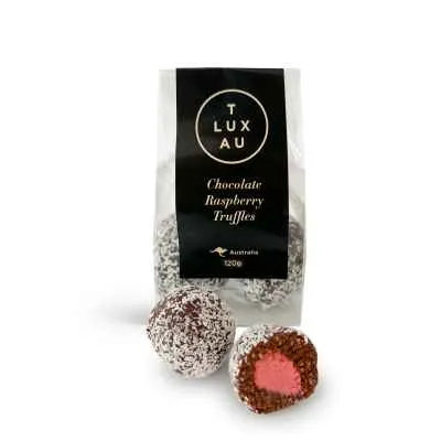 TLUXAU - Chocolate Raspberry Truffles - 110g