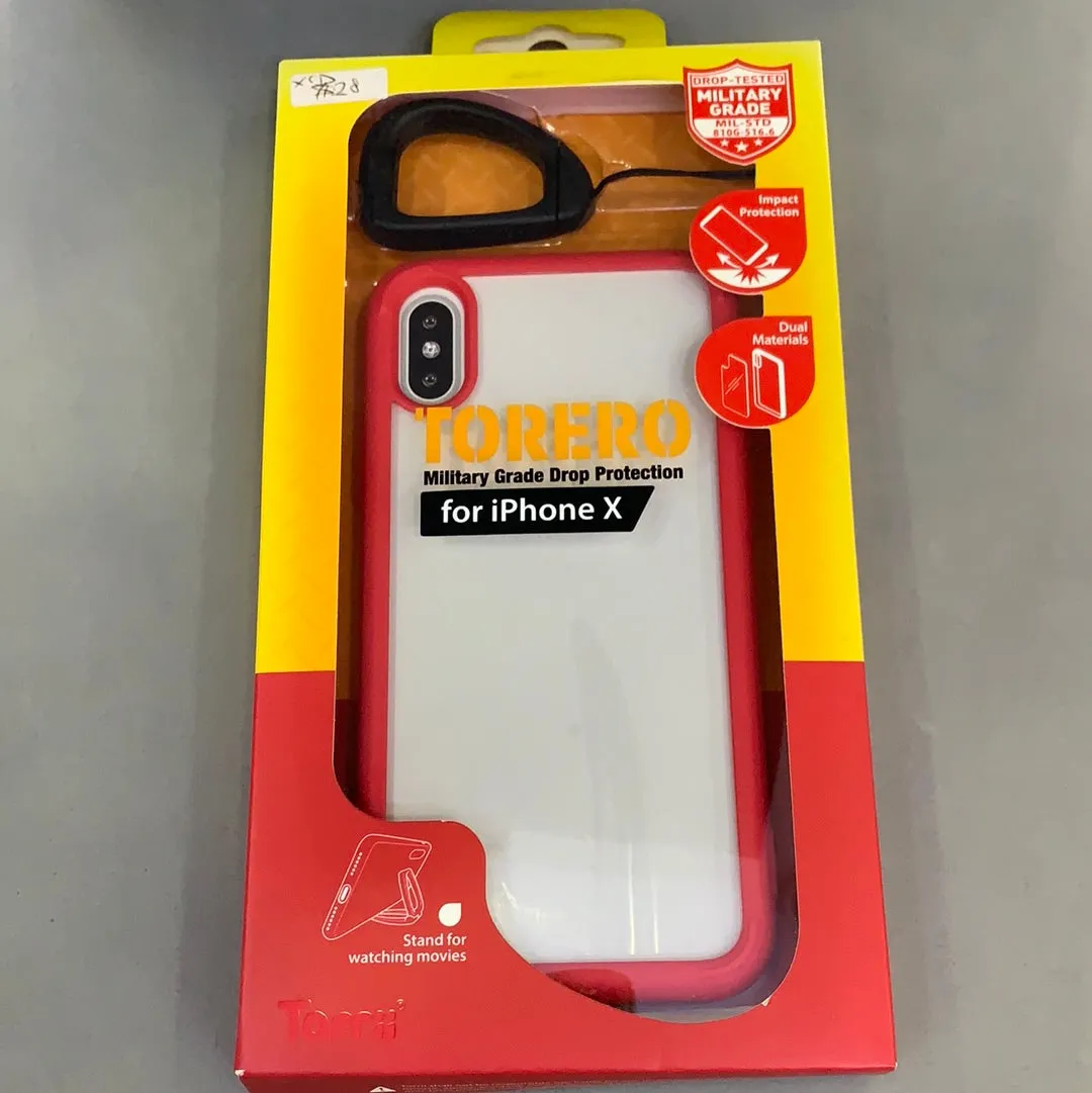 Torero Military Grade<br>Drop Protection<br>iPhone X