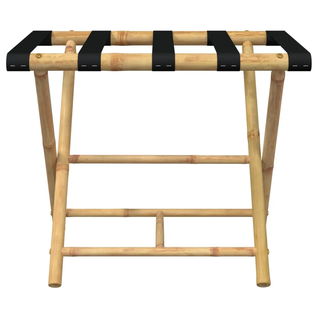 vidaXL Folding Luggage Rack 62x42x50.5 cm Bamboo