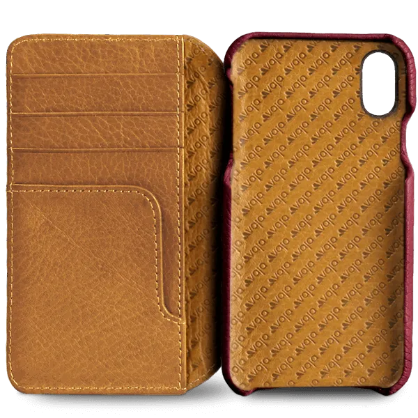 Wallet Agenda iPhone X / iPhone Xs Leather Case