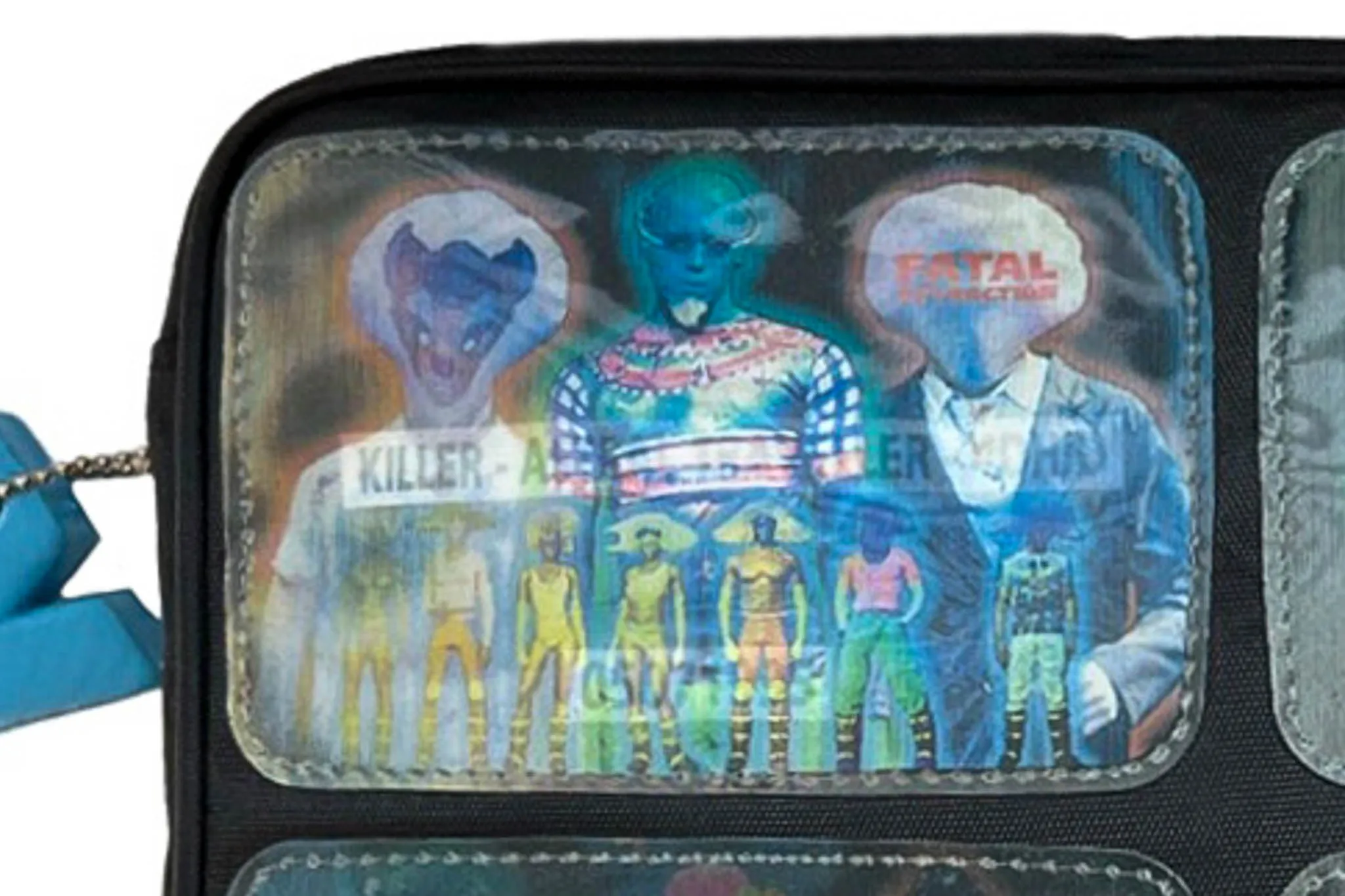 WALTER VAN BEIRENDONCK HOLOGRAM COSMETICS BAG